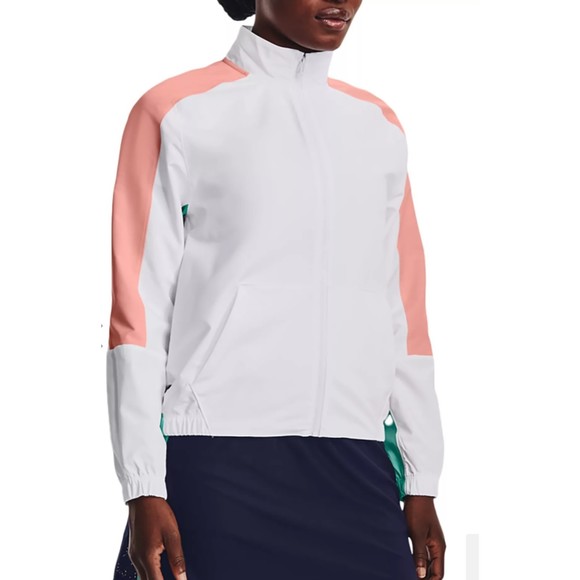 Under Armour Women Storm Wind-strike Water-repel Foldable Golf Jacket Sz… - Picture 16 of 16